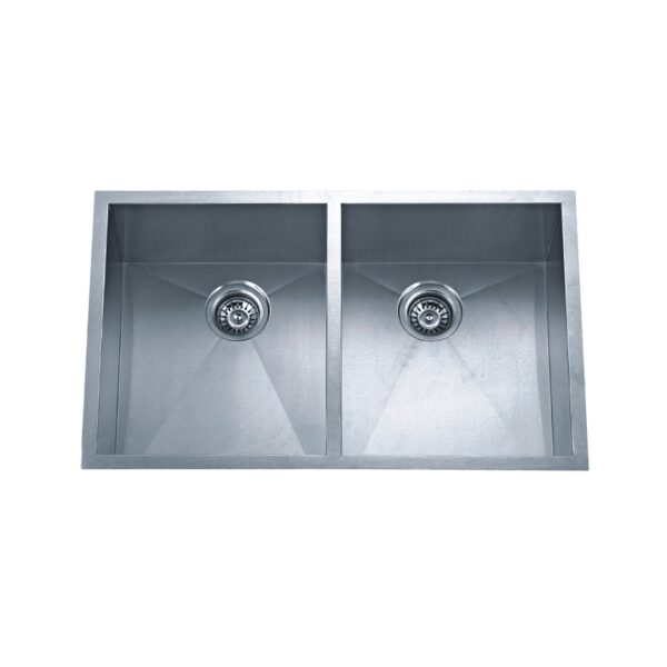 BAIKAL - Cuba de embutir em aço inox Dupla 74x51