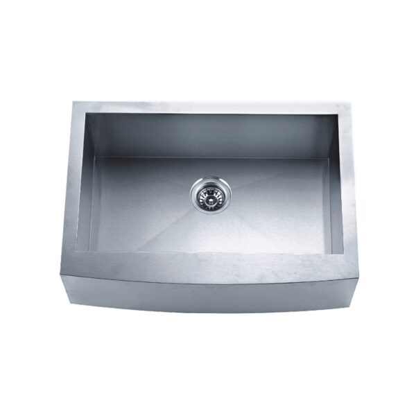 BAIKAL - Cuba de semi-encaixe em aço inox 76x53