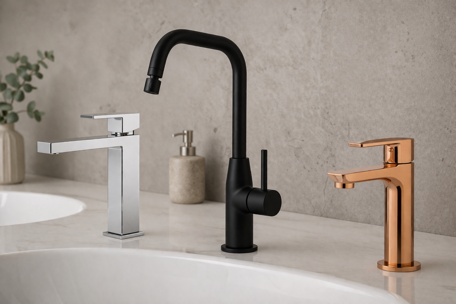 acabamentos de metais sanitários